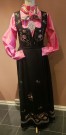 Bunadskjorte, cerise silke Tones Design thumbnail