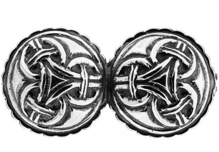 Borre halsnål u/skåler 925 ox