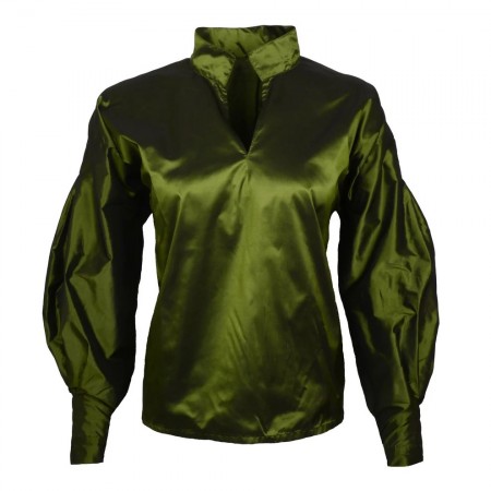 Silkeskjorte Julia Grønn