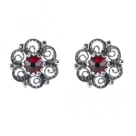 Øyrepynt, oks m/raud stein, for hull