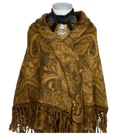 Wienersjal, Grønn/gul, Tyrihans